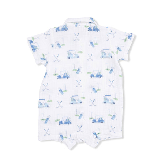 Baby Golf Carts Polo Shortie in Blue