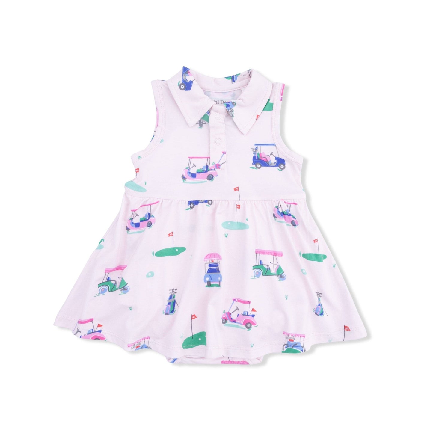 Vintage Golf Carts Tennis Dress