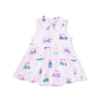Vintage Golf Carts Tennis Dress