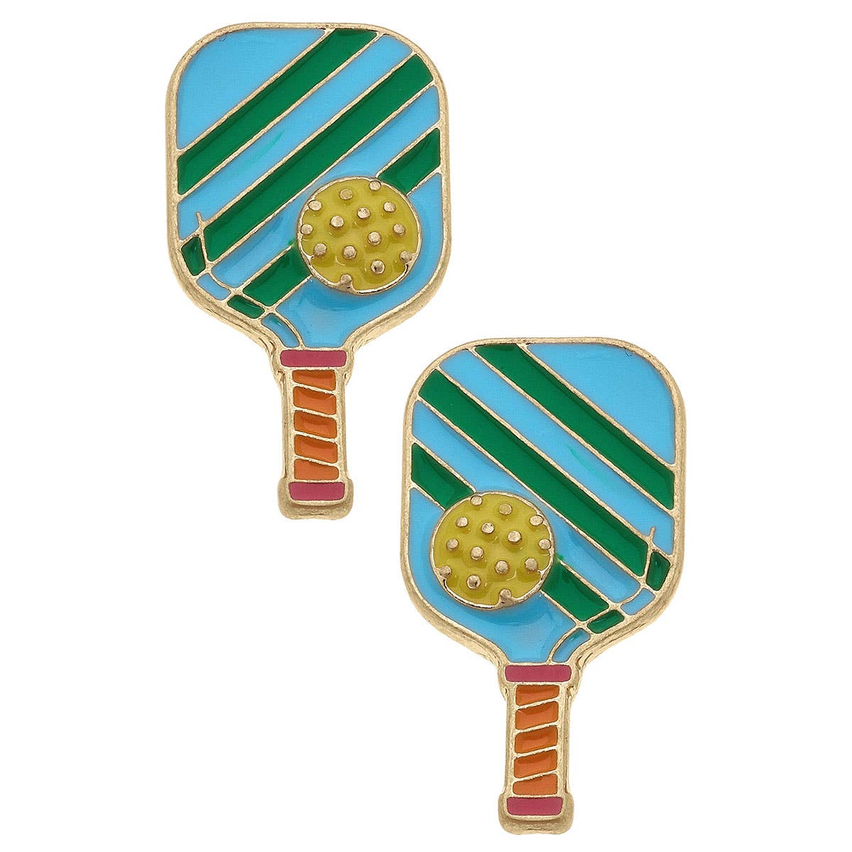 Ellie Pickleball Stud Earrings