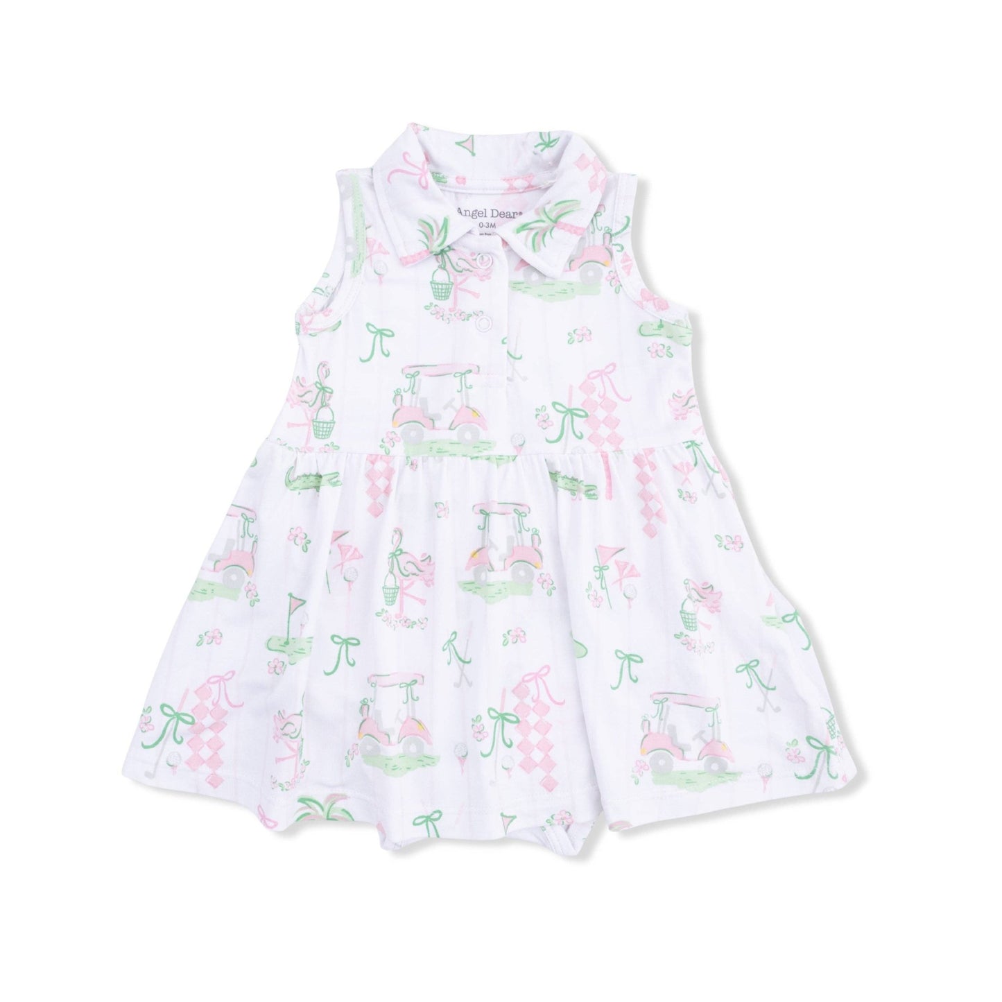 Pretty Golf Collared Dress