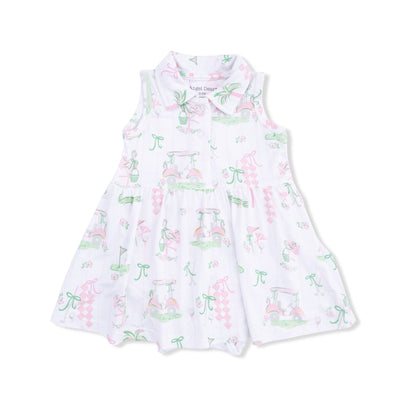 Pretty Golf Collared Dress