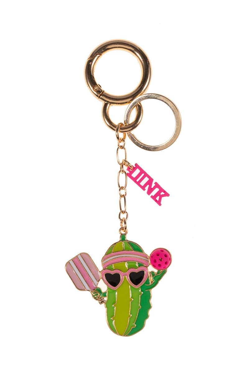Pickleball Pickle Bag Charm