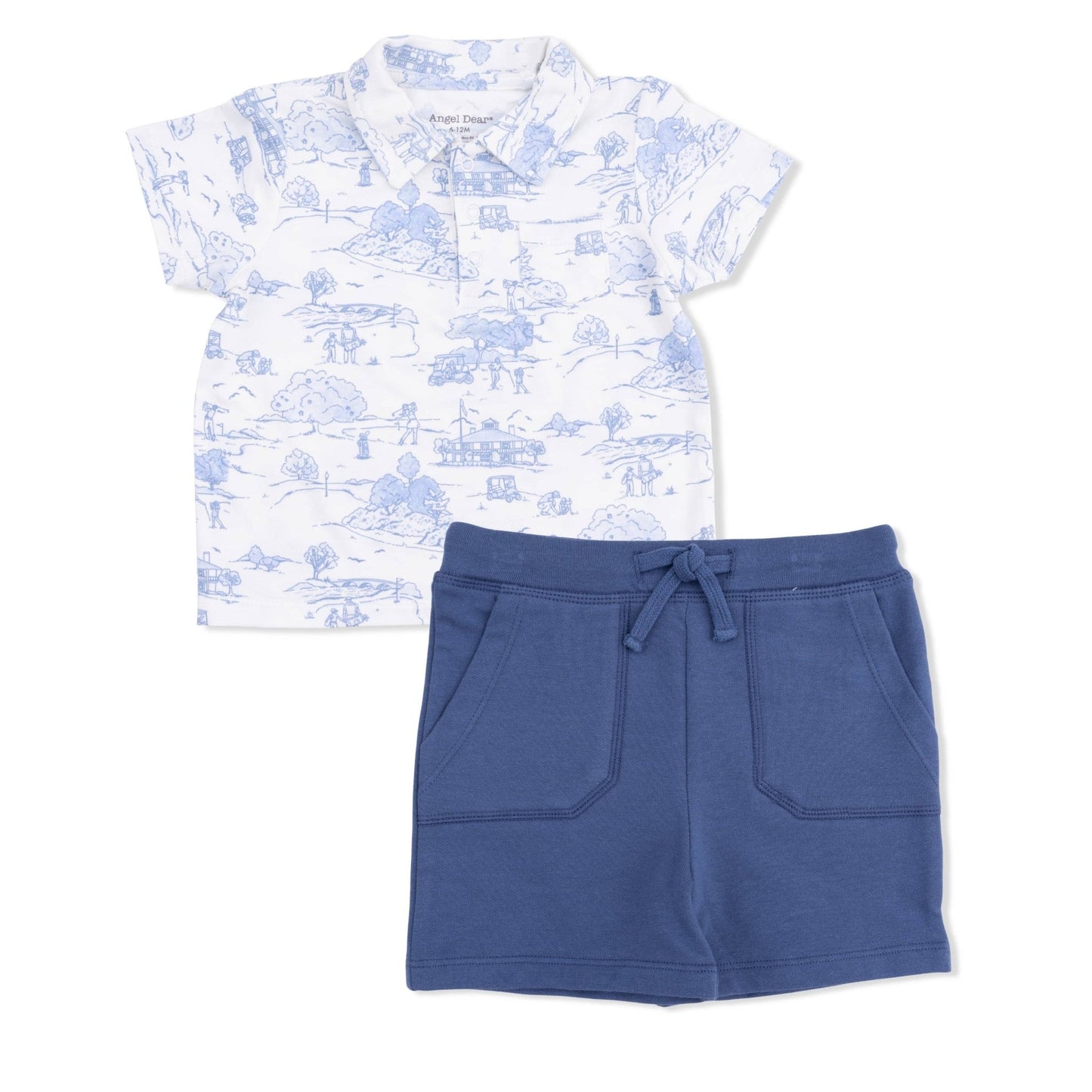 Golf Toile Polo and Short Set
