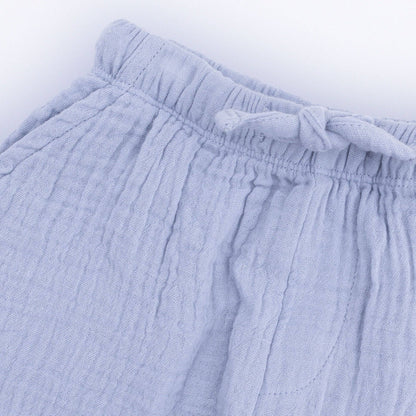 Golf Trellis Polo and Casual Short Set in Blue