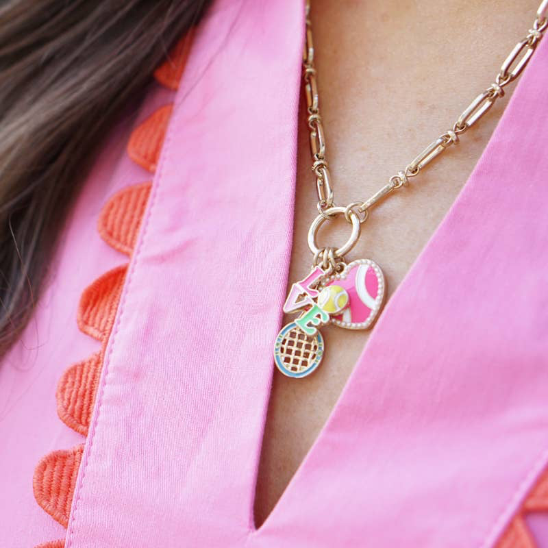 Billie Tennis Charm Necklace