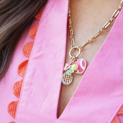 Billie Tennis Charm Necklace