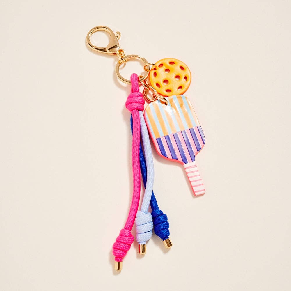 Leather Pickleball Paddle Bag Charm