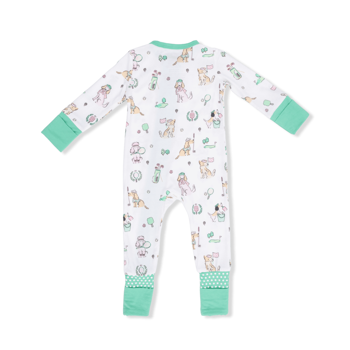 Country Club Dogs Convertible Romper in Pink