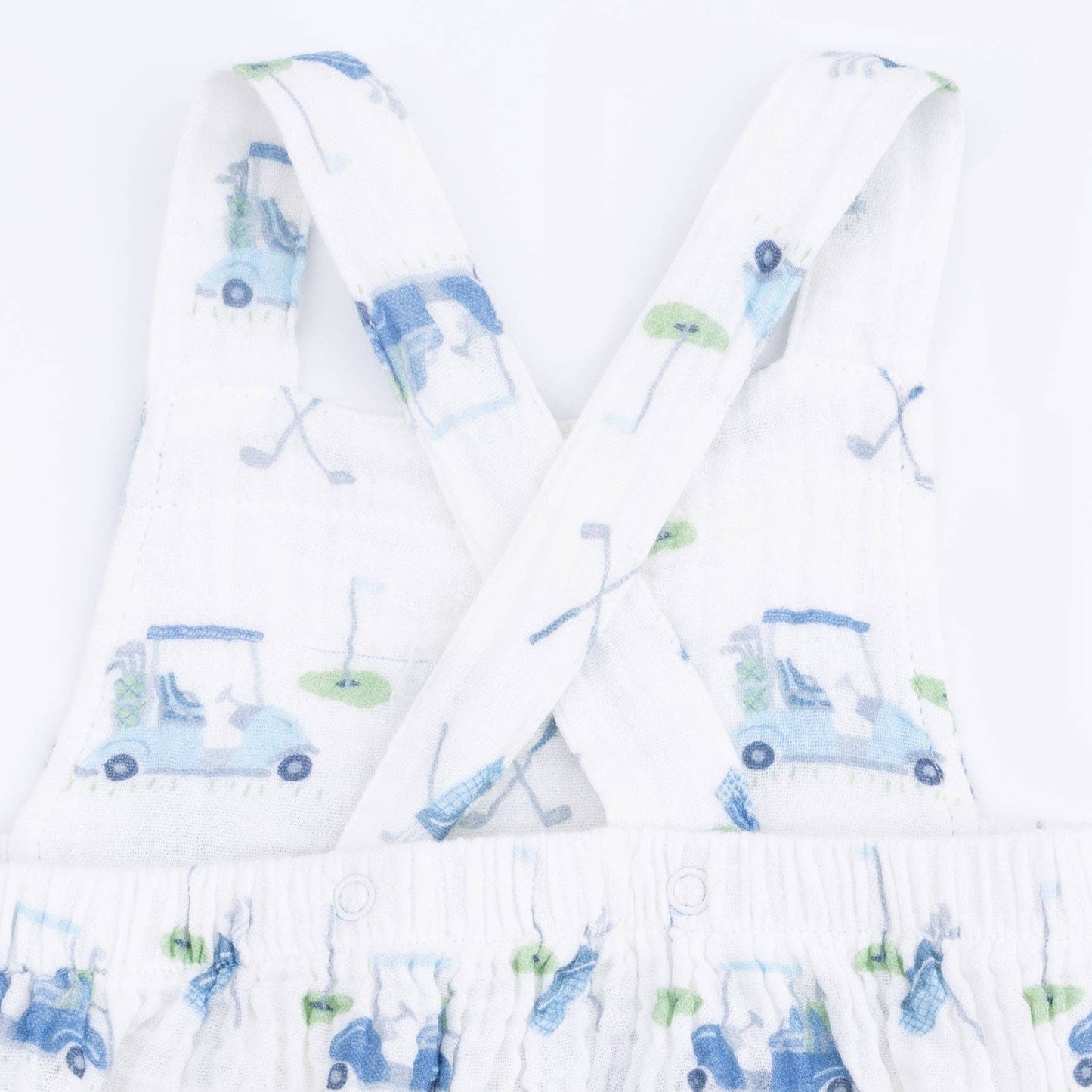 Baby Golf Carts Retro Sunsuit in Blue