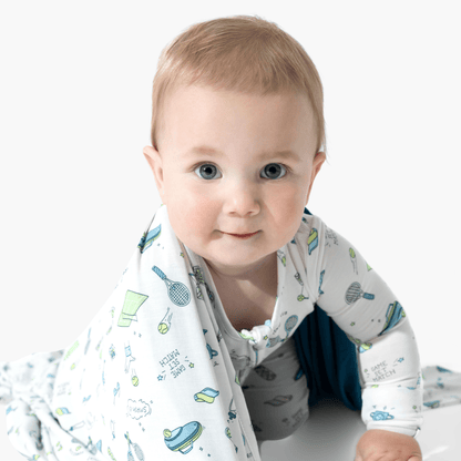Tennis Bamboo Convertible Footie