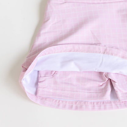 Tickled Pink Activewear Skort and Top Set