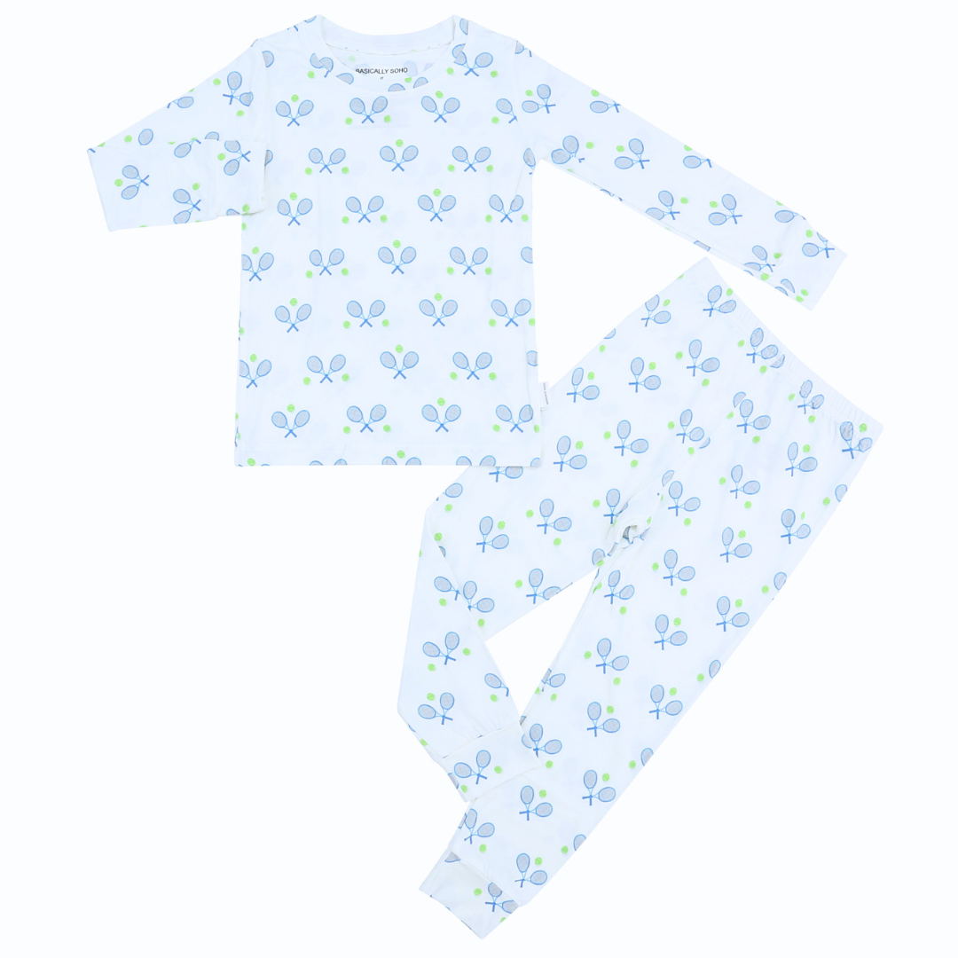 London Tennis Two-Piece Pajama Set