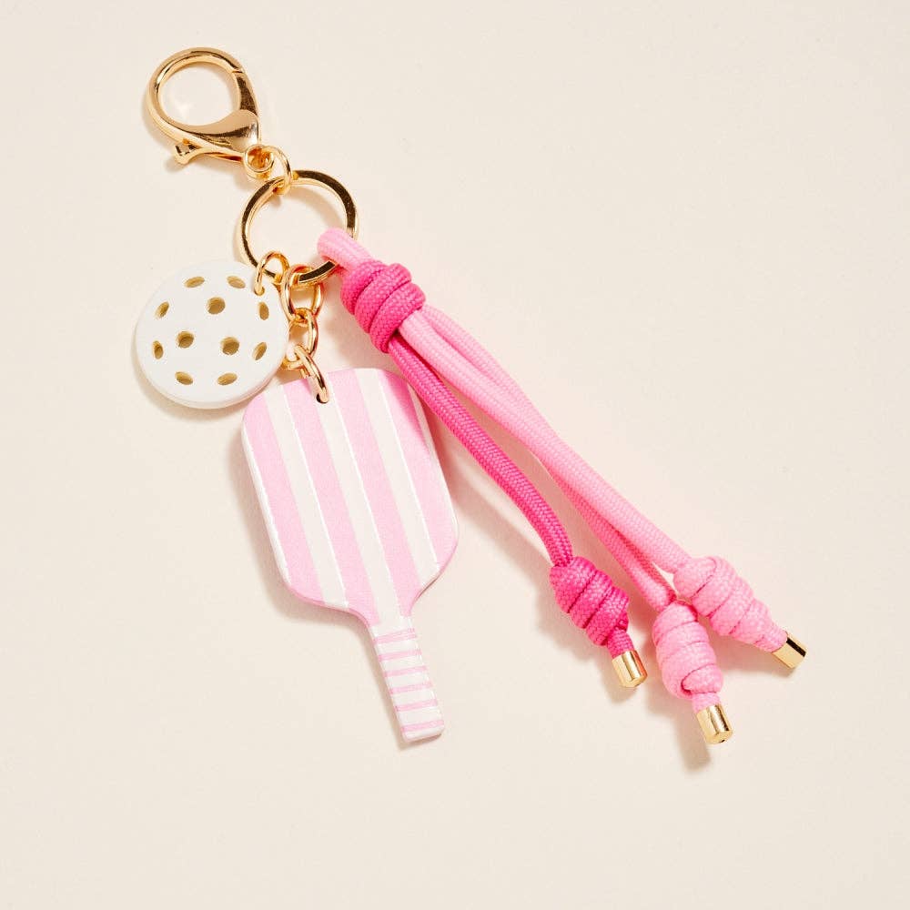 Leather Pickleball Paddle Bag Charm