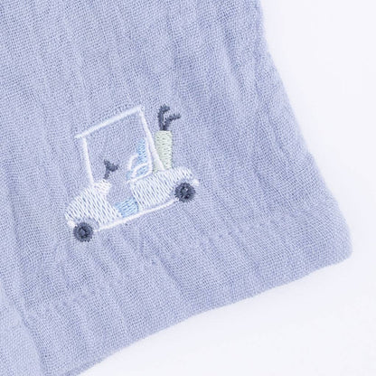 Golf Trellis Polo and Casual Short Set in Blue
