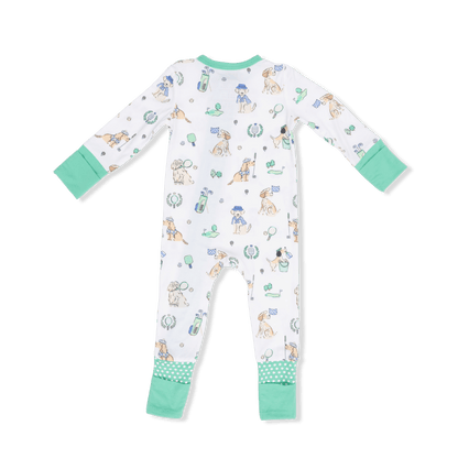 Country Club Dogs Convertible Romper in Neutral