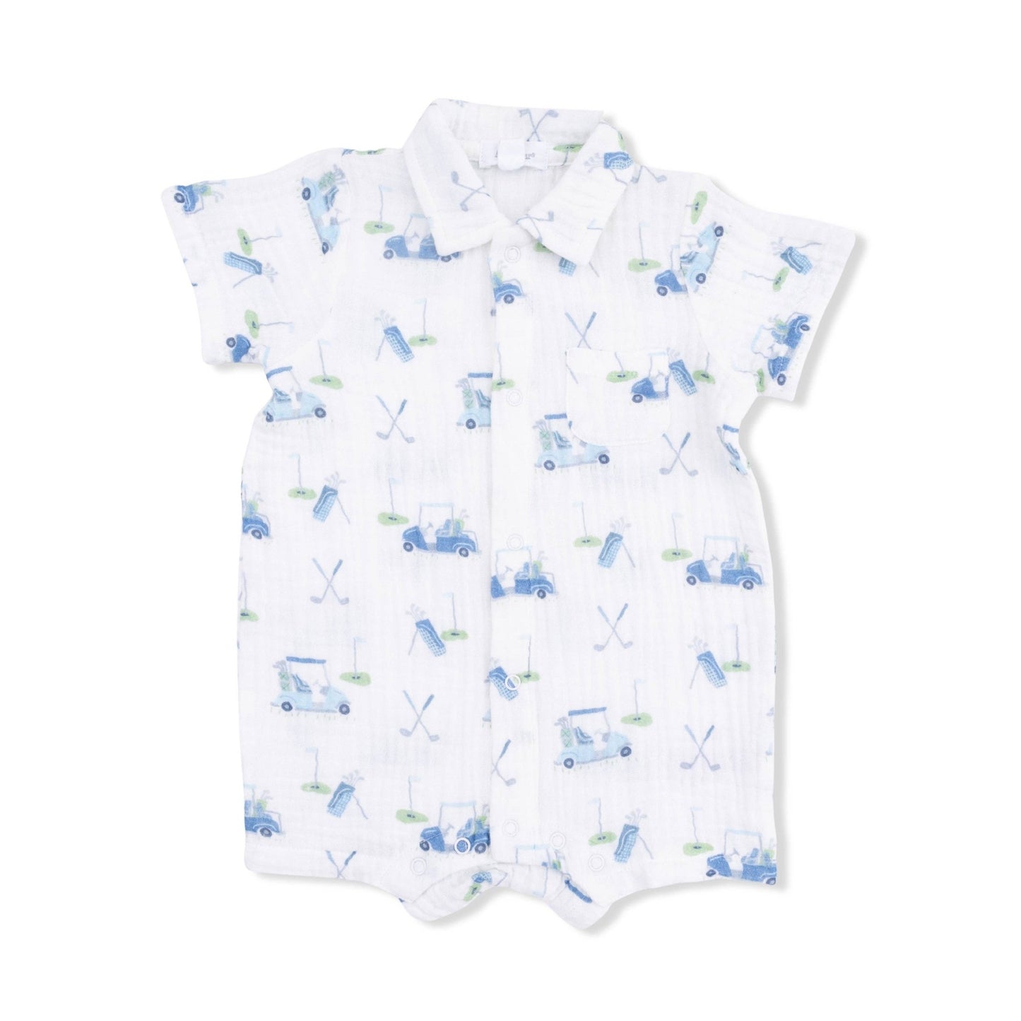 Baby Golf Carts Polo Shortie in Blue