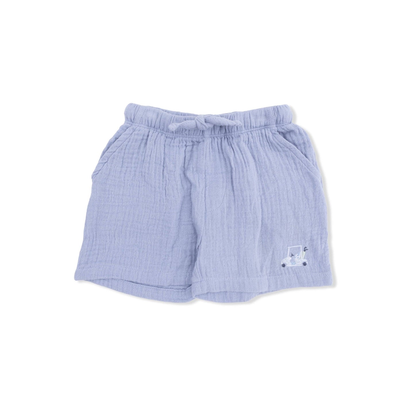 Golf Trellis Polo and Casual Short Set in Blue