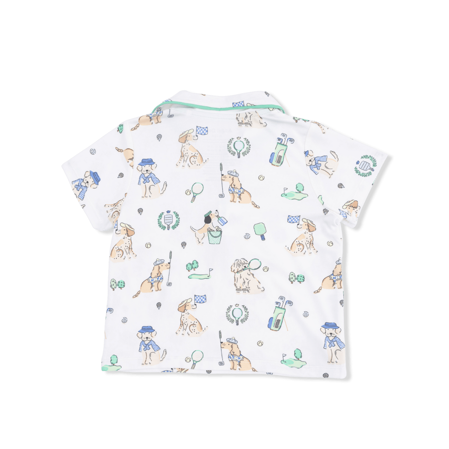 Country Club Dogs Polo Short Set in Neutral
