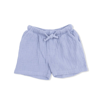 Baby Golf Carts Polo and Casual Short Set in Blue