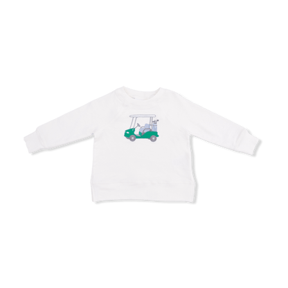 Golf Cart Raglan Sweatshirt