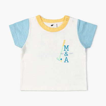 Cotton Golf Cart Puppy Tee - Monica + Andy