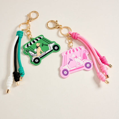Golf Cart Dog Bag Charm