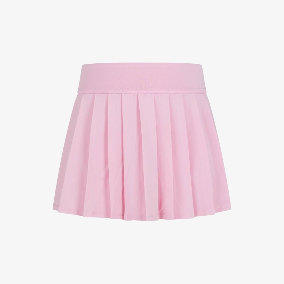 Girls jersey pleated everyday skort in pink lavender (baby pink color)